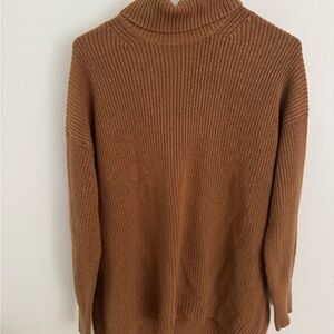 J. Crew Brown Turtleneck Sweater